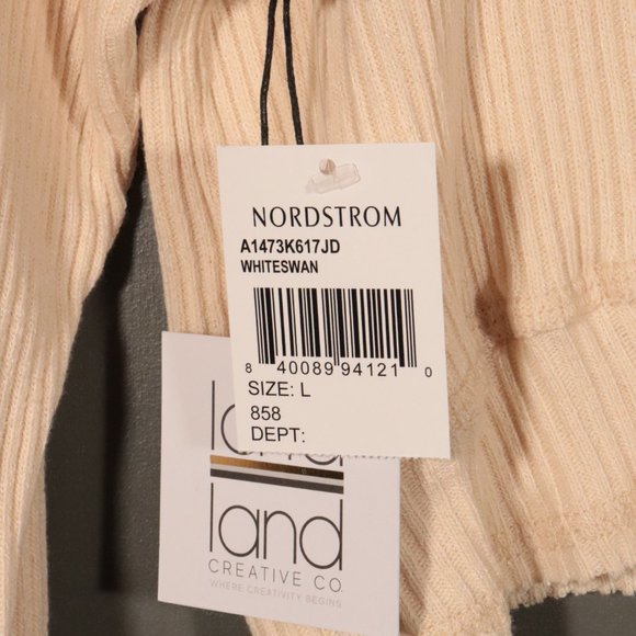 NWT La La Land Ribbed Mock Neck - Picture 3 of 8